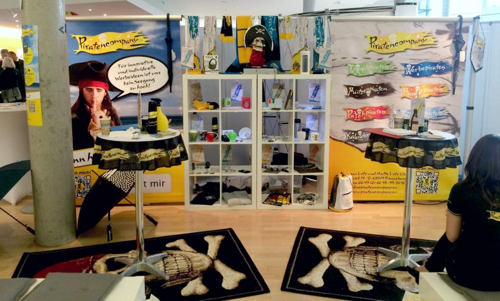 Messestand Piratencompany