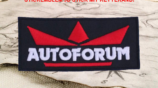 Stickembleme Motiv Autoforum