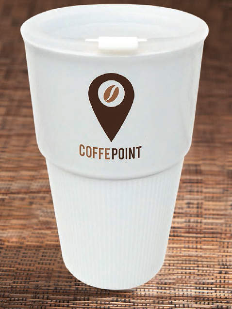 Coffee2go-Werbebecher
