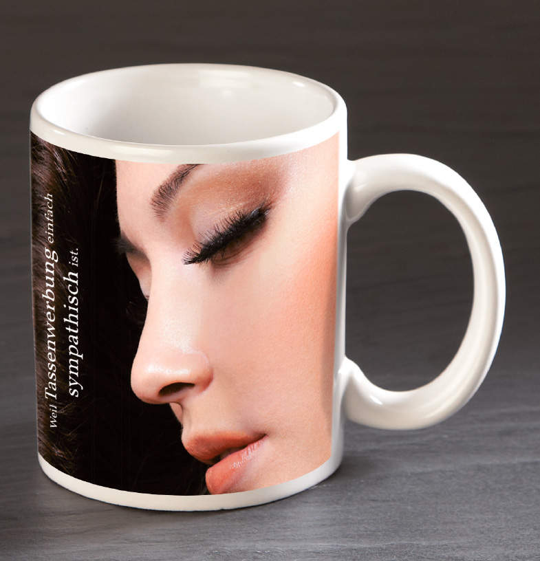 Fototasse Werbetasse