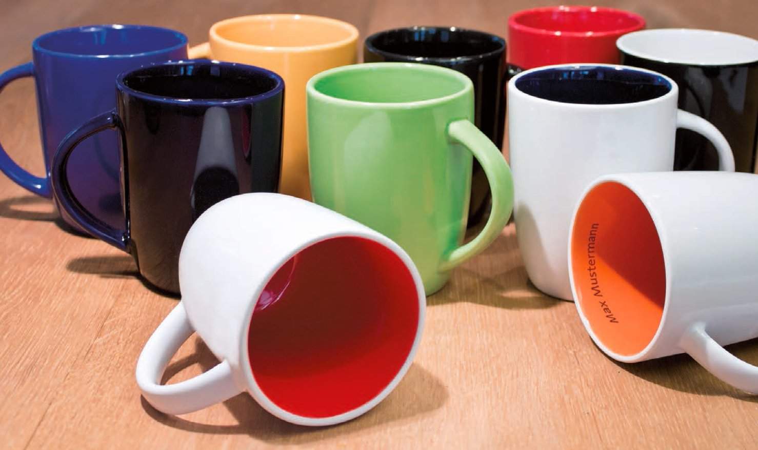 Werbetassen bedruckt individuelle Gestaltung