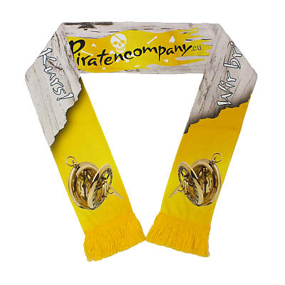 Bedruckte Schals mit Vereinswappen