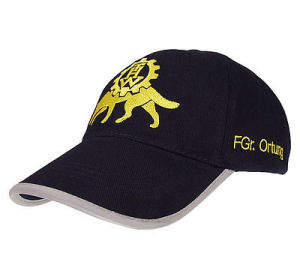 Reflex-Caps in schwarz/gelb mit Logostick