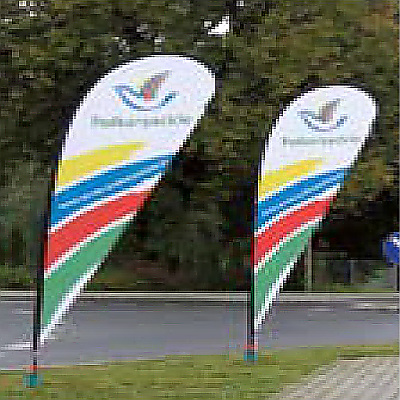 Beach flags