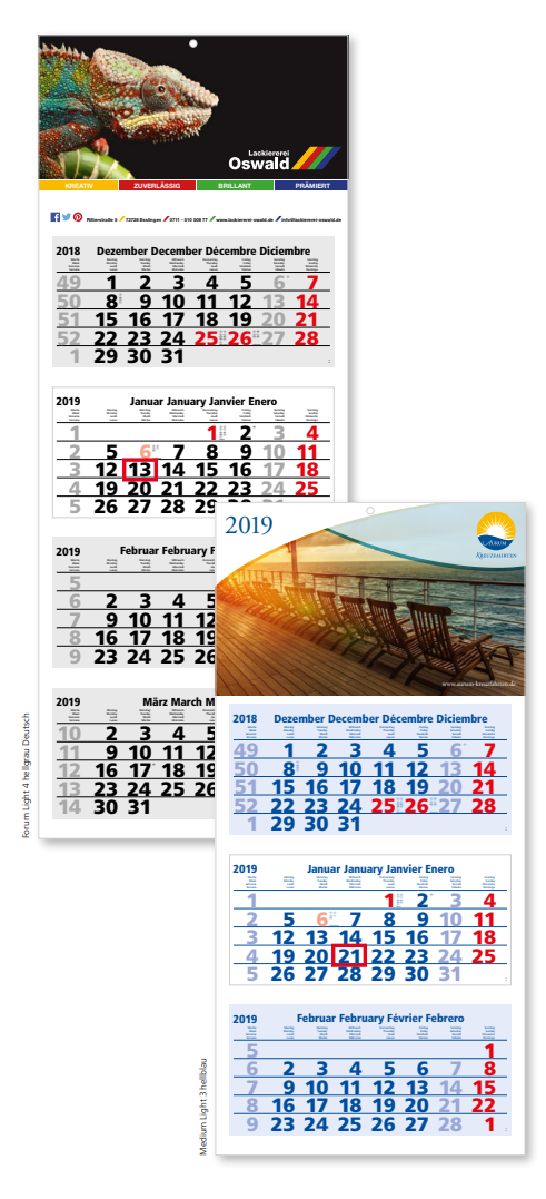 Organisationskalender Werbekalender